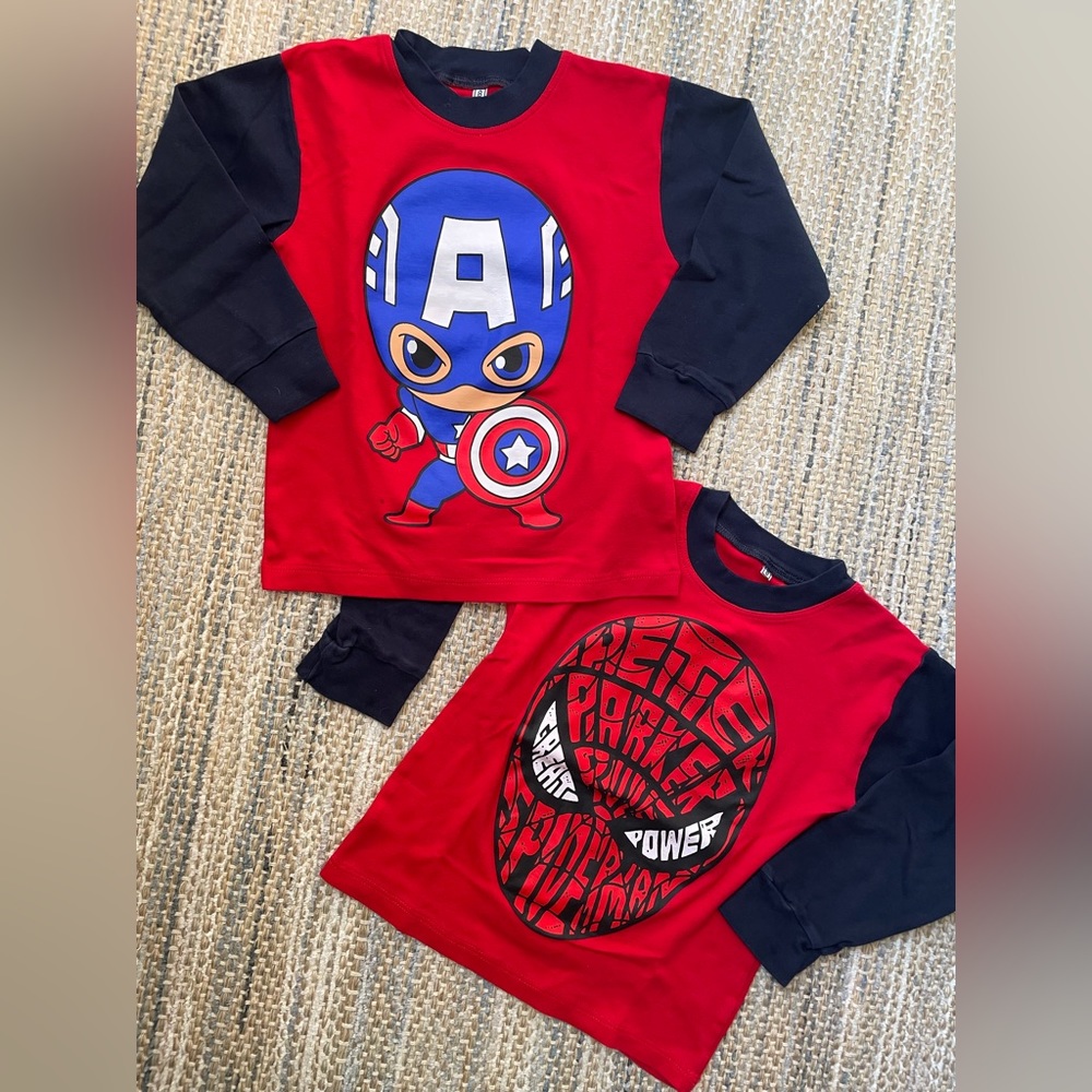 Marvel shirts size 4
